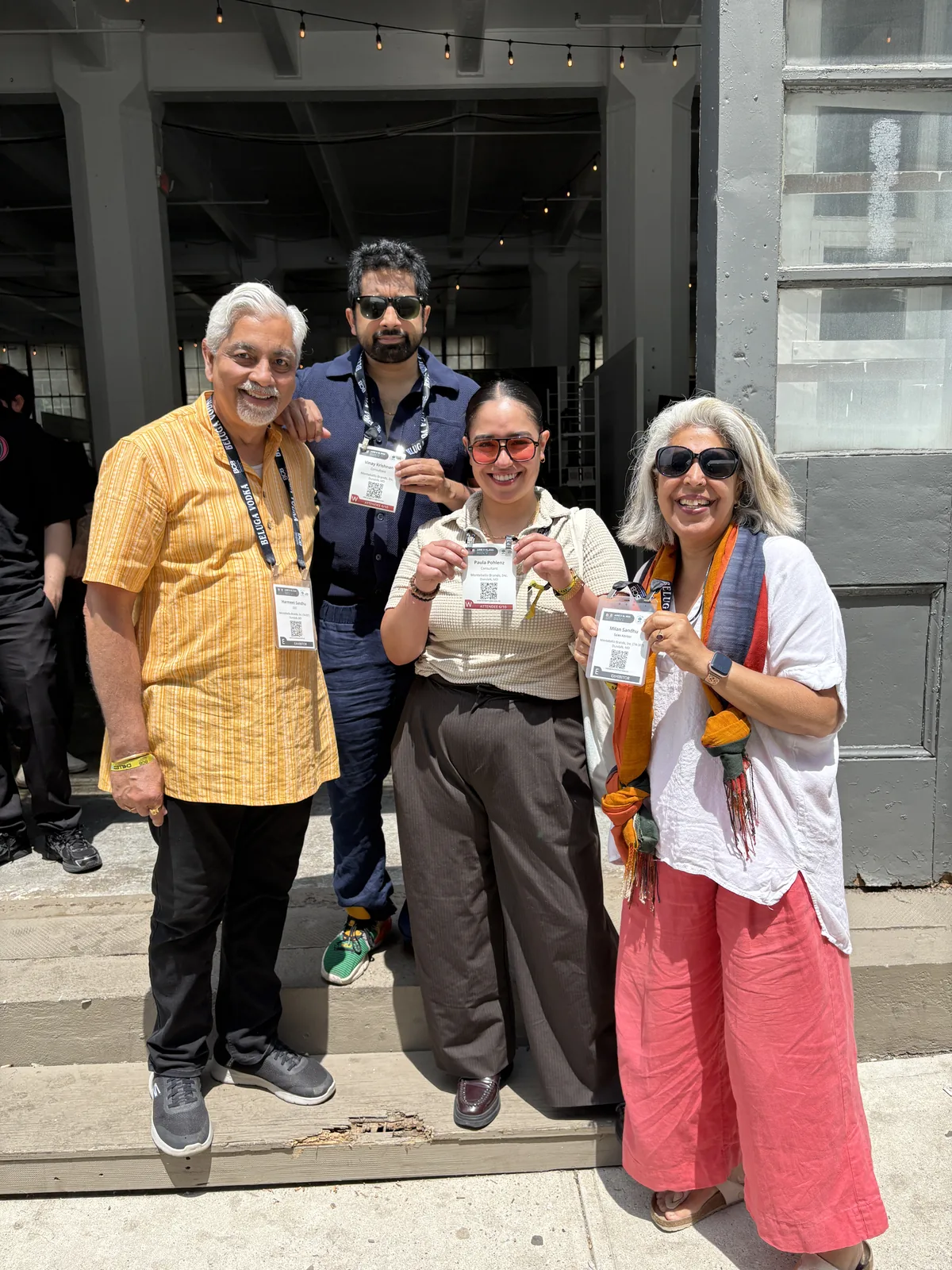 The Montebello team outside the convention