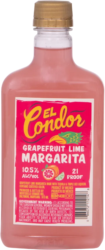 Grapefruit Lime El Condor Margarita, 375 ml, current label