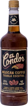Mexican Coffee El Condor Tequila Cocktail, bottle photo 2, current label