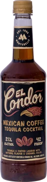 Mexican Coffee El Condor Tequila Cocktail, bottle photo 3, current label