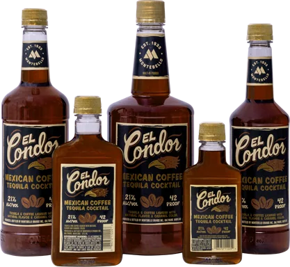 Mexican Coffee El Condor Tequila Cocktail, family photo 2, current label