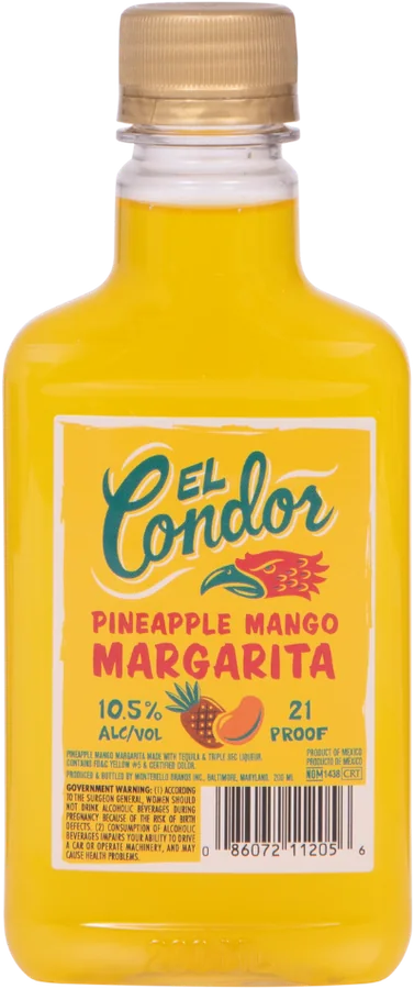 Pineapple Mango El Condor Margarita, 200 ml, current label