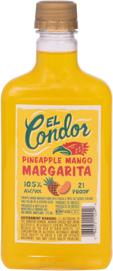 Pineapple Mango El Condor Margarita, 375 ml, current label