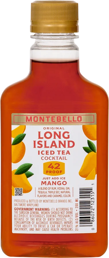 Mango Long Island Iced Tea, 200 ml, refreshed label