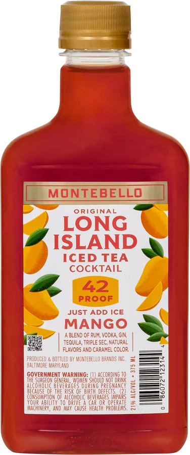 Mango Long Island Iced Tea, 375 ml, refreshed label