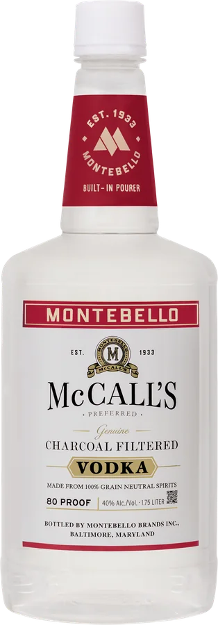 McCall’s Charcoal Filtered Vodka, 1.75 l, refreshed label
