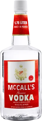 McCall’s Charcoal Filtered Vodka, bottle photo 1, previous label