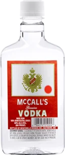 McCall’s Charcoal Filtered Vodka, bottle photo 4, previous label