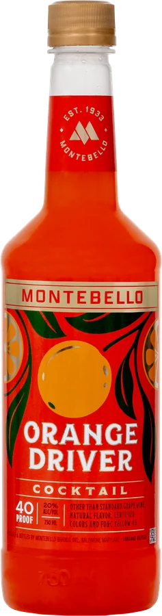 Orange Driver Montebello Cocktail, 750 ml, refreshed label