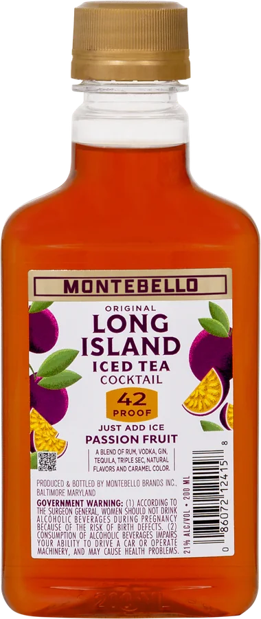 Passion Fruit Long Island Iced Tea, 200 ml, refreshed label