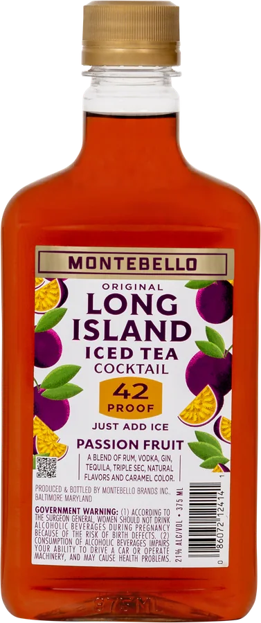 Passion Fruit Long Island Iced Tea, 375 ml, refreshed label
