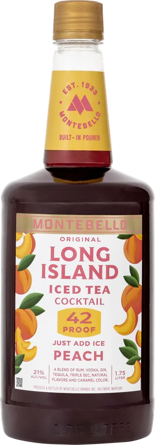Peach Long Island Iced Tea, 1.75 l, refreshed label