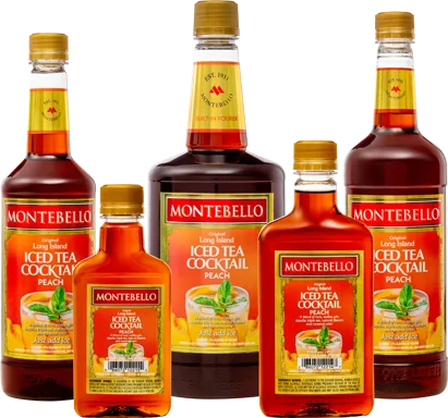 Peach Long Island Iced Tea, family photo, previous label