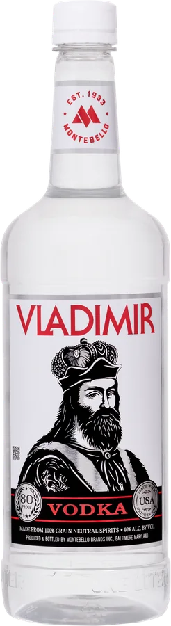 Vladimir 80 Vodka · 80 proof, 1 l, refreshed label